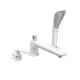 KLUDI-BALANCE-3-Loch-Wannenfuell-und-Brause-Einhandmischer-DN-15-weiss-chrom-524479175 gallery number 1